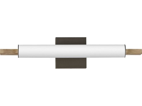 ET2 Joist 1-Light Driftwood Charcoal Gray Vanity Light