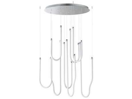 ET2 Soleil 8-Light Polished Chrome Linear Pendant