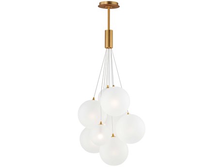 ET2 Burst 9-Light Gold Globe Pendant