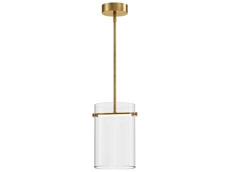 ET 1-Light Gold Cylinder Mini Pendant