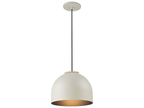ET 1-Light Gray Black Dome Mini Pendant
