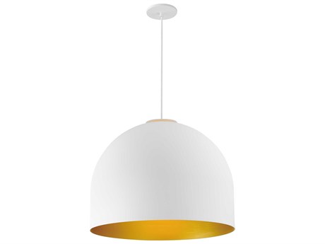 ET2 Foster 1-Light White Gold Dome Pendant