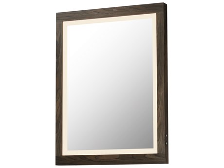ET2 Sawyer Walnut Rectangular Wall Mirror