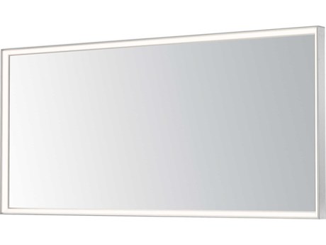 ET2 Bevel Satin Nickel Rectangular Wall Mirror