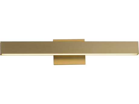 ET2 Alumilux 2-Light Satin Brass Vanity Light