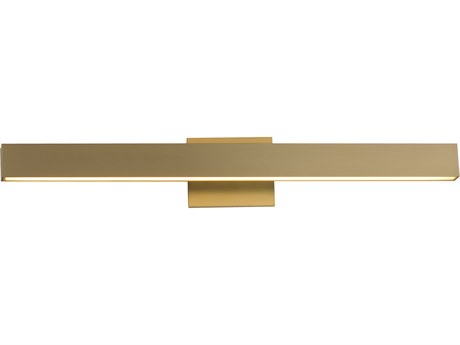 ET2 Alumilux 2-Light Satin Brass Vanity Light