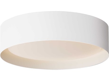 ET2 Echo 1-Light White LED Drum Flush Mount