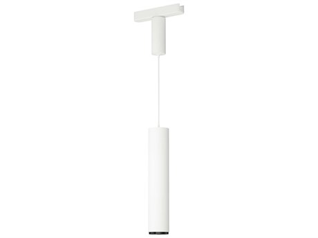 ET 1-Light White Cylinder Track & Rail Light