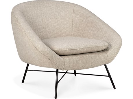 Ethnicraft Barrow Off White Lounge Chair
