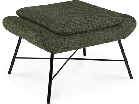 Ethnicraft Barrow Pine Green Footstool