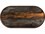 Ethnicraft Organic Black Glass Tray  ETH20467