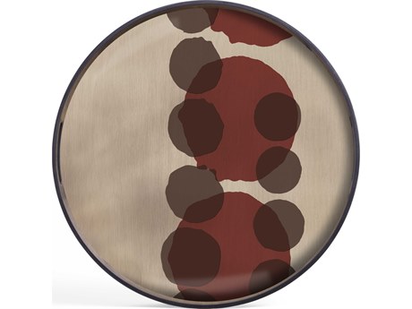 Ethnicraft Layered Dots Small Glass Tray