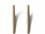 Ethnicraft Mahogany Pi Wall Hanger Set  ETH29765