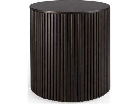 Ethnicraft Roller Max Mahogany Dark Brown Side Table