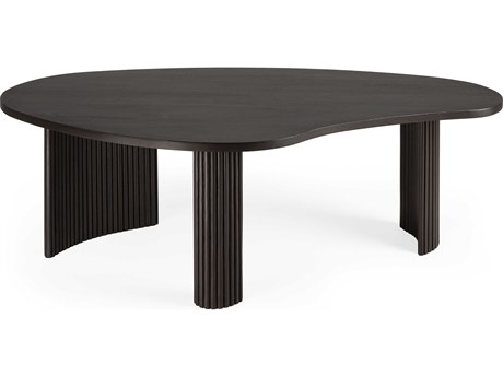 Ethnicraft Boomerang Mahogany Dark Brown Coffee Table