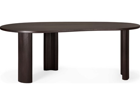 Ethnicraft Boomerang Mahogany Dark Brown Desk