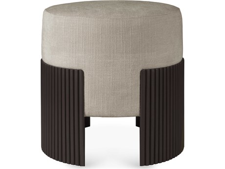 Ethnicraft Roller Max Mahogany Dark Brown Pouf