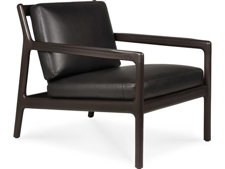 Ethnicraft Jack Mahogany Dark Brown Lounge Chair