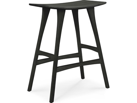 Ethnicraft Osso Oak Black Counter Stool