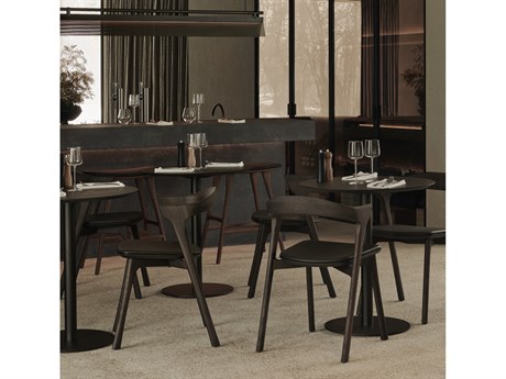 Ethnicraft Blend Oak Wood Dining Room Set
