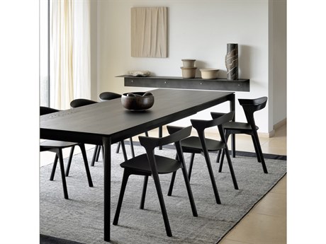 Ethnicraft Bok Oak Wood Dining Room Set
