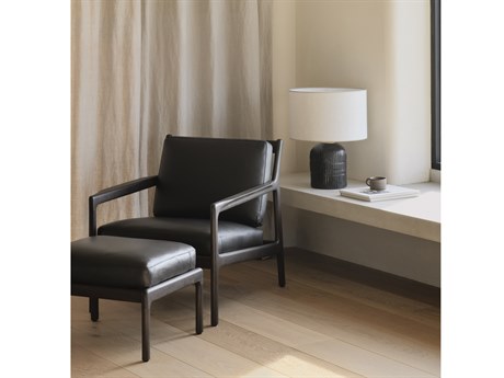 Ethnicraft Jack Chair and Ottoman Set