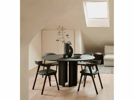 Ethnicraft Rollermax Mahogany Wood Dining Room Set