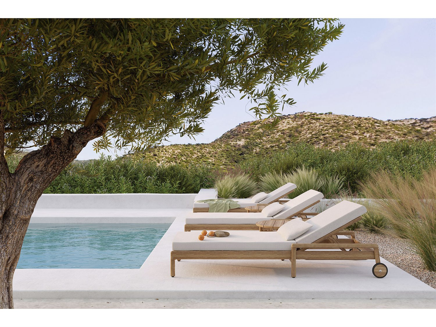 Ethnicraft Outdoor Jack Teak Lounge Set