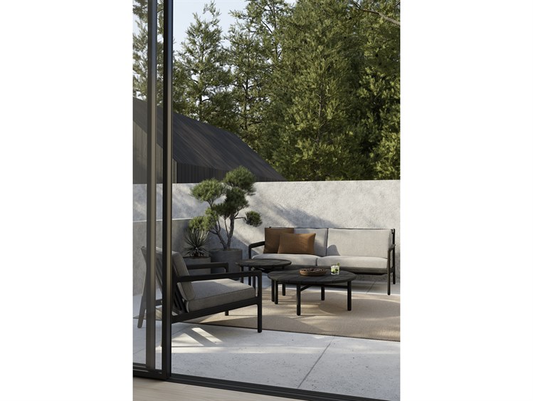 Ethnicraft Outdoor Jack Teak Cushion Lounge Set