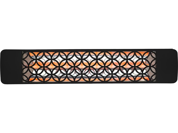 Eurofase Heating 1500 Watt Plug-In Electric Infrared Single Element Outdoor Heater Decor Plate Clover 120V