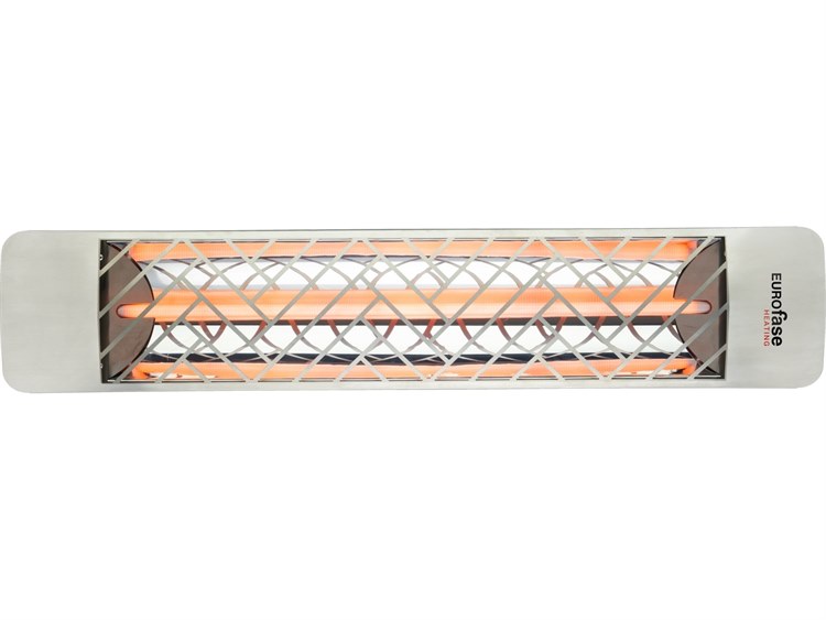 Eurofase Heating 1500 Watt Plug-In Electric Infrared Single Element Outdoor Patio Heater Decor Plate Chevron 120V