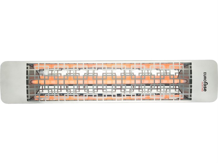 Eurofase Heating 1500 Watt Plug-In Electric Infrared Single Element Patio Heater Decor Plate Brix 120V