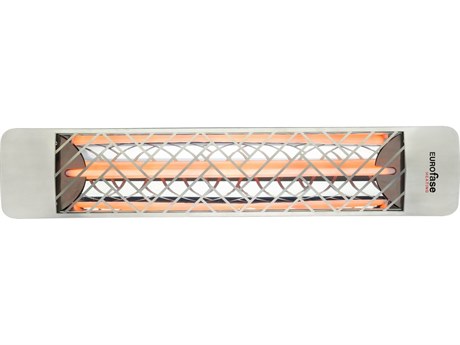 Eurofase Heating 304 Stainless Steel 39 Inch Single Element 2000 Watt 208V Electric Patio Heater