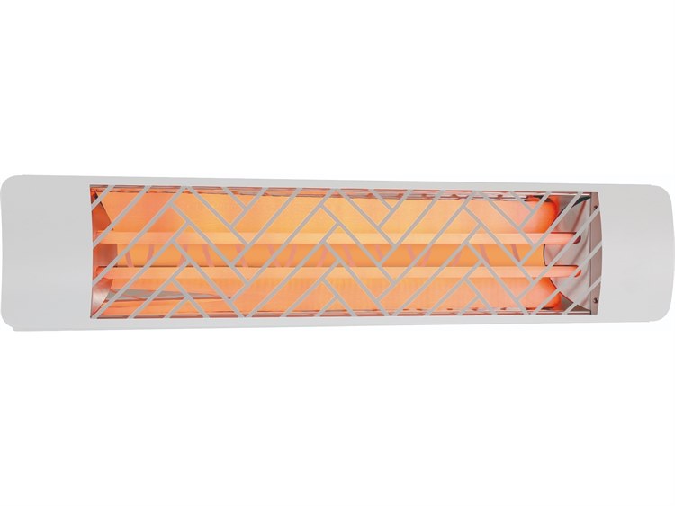 Eurofase Heating 4000 Watt Electric Infrared Dual Element Outdoor Heater Decor Plate Chevron 480V