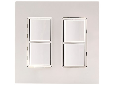 Eurofase Heating Dual Duplex Switch Wall Plate and Gang Box 20 Amp Per Pole