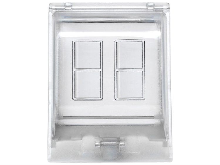 Eurofase Heating Dual Duplex Switch Weatherproof Flush Mount and Gang Box 20 Amp Per Pole