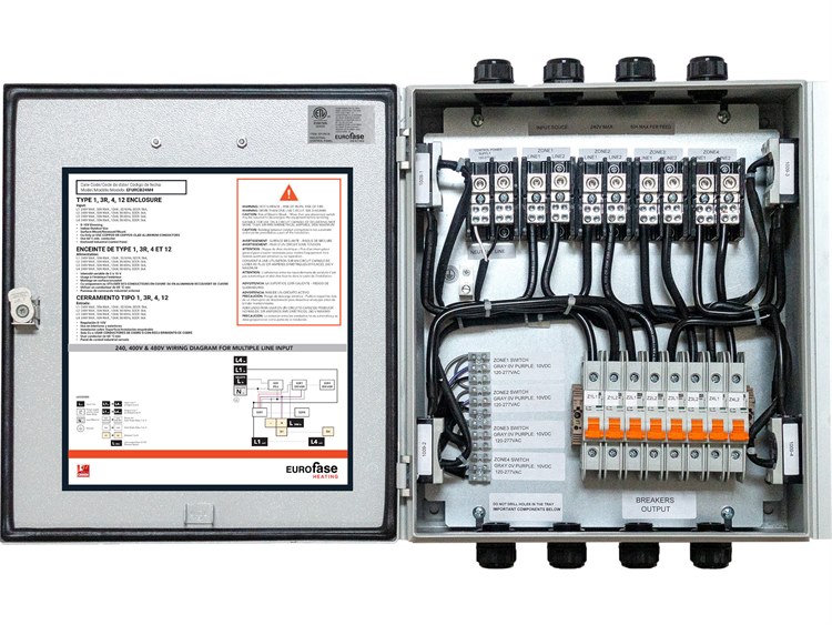 Eurofase Heating 2 Zone Universal Relay Control Box