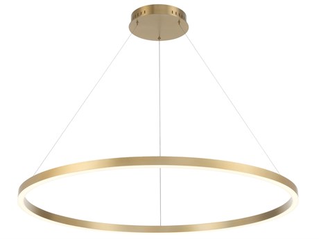 Eurofase Spunto 1-Light Gold Round Pendant