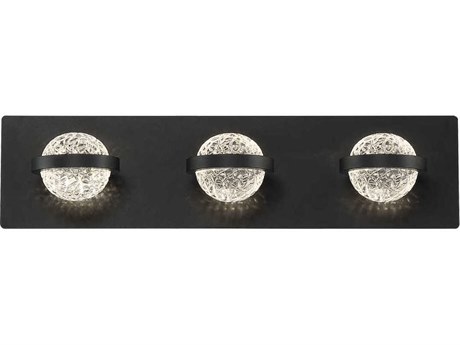 Eurofase Ryder 3-Light Black Vanity Light