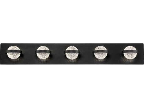 Eurofase Ryder 5-Light Black Vanity Light