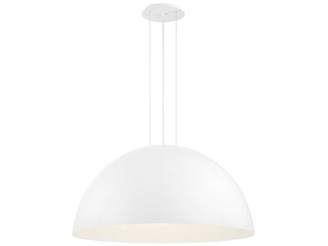 Eurofase Laverton 1-Light White Dome Pendant