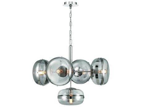 Eurofase Nottingham 5-Light Nickel Chandelier