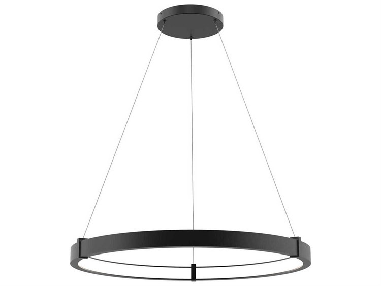 Eurofase Mucci 1-Light Black Round Pendant