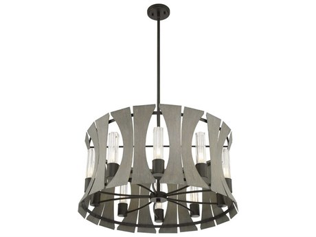 Eurofase Pennino 10-Light Black Pendant