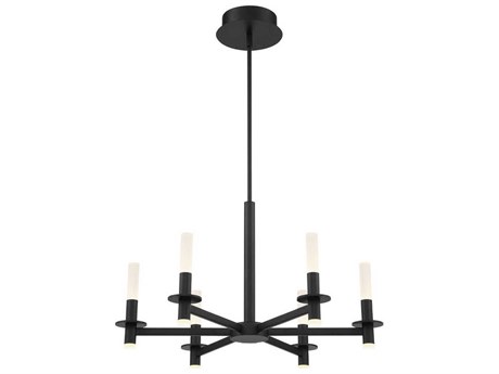 Eurofase Torna 6-Light Black Candelabra Chandelier