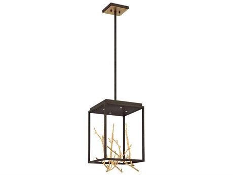 Eurofase Aerie 4-Light Bronze Geometric Pendant