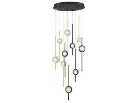 Eurofase Barletta Black Brass Linear Pendant