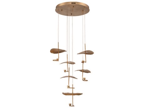 Eurofase Lagatto 6-Light Bronze LED Pendant