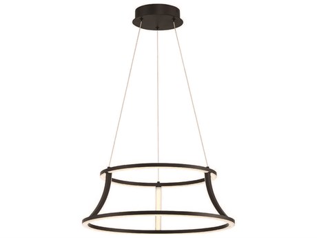 Eurofase Cadoux 1-Light Black LED Empire Linear Pendant