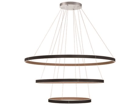 Eurofase Verdura 1-Light Black Brown LED Linear Chandelier